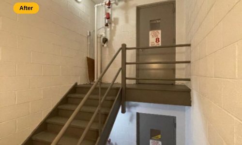 Stairwell Repaint After