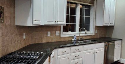 Kitchen Cabinet Painting Project