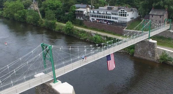 Lumberville walking bridge