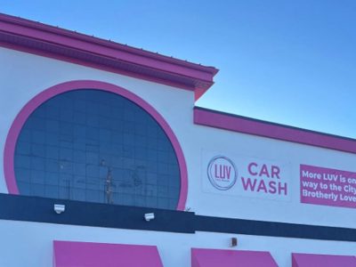 LUV car wash painting project