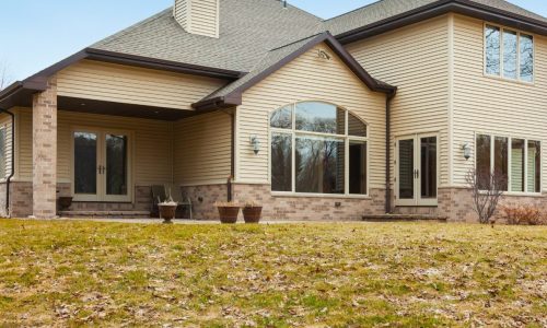 Exterior of a vinyl siding home