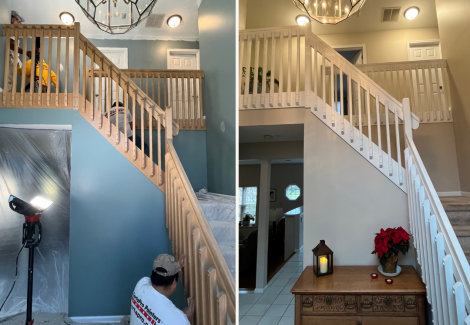 Stairway Painting Project