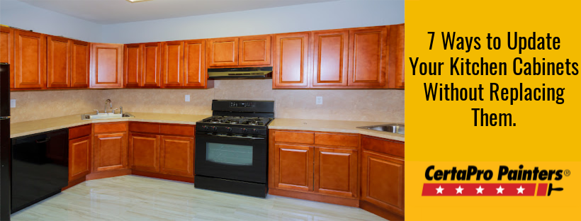 7 Ways To Update Your Kitchen Cabinets Without Replacing Them Certapro Painters Of Central Miami 