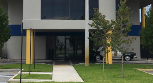 Police building in miami