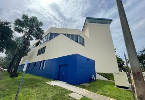 florida memorial college after exterior paint job