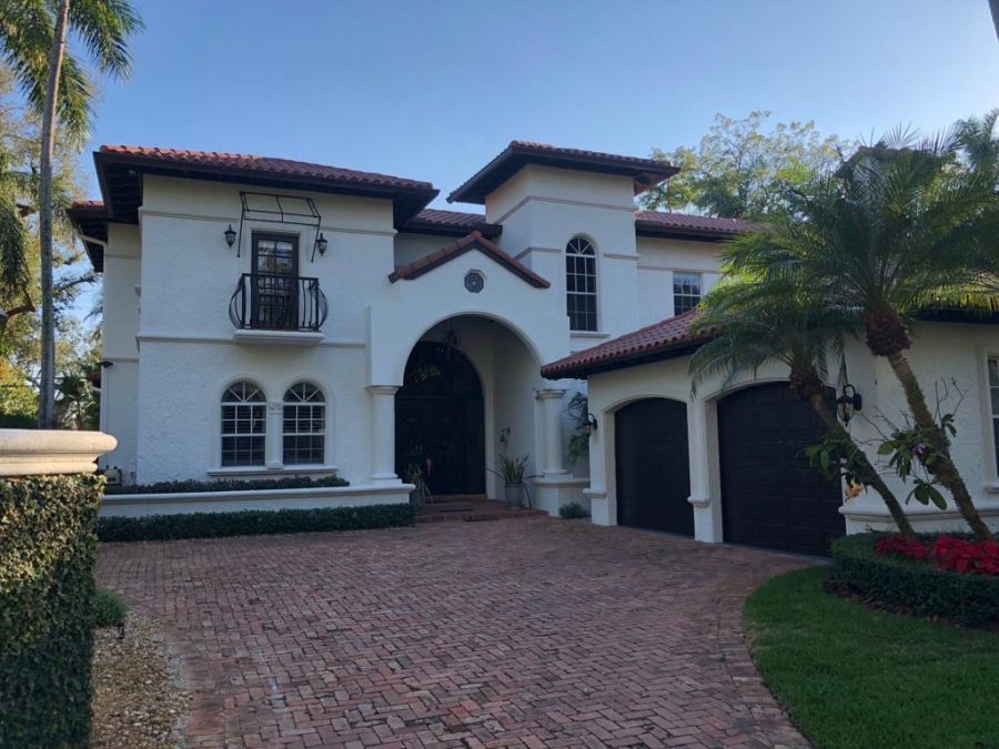 Residential Painting Project in Coral Gables