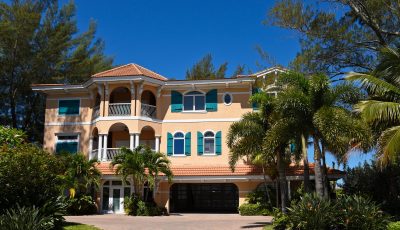 Stucco exterior of home in Miami