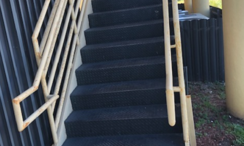 Deteriorated Stair Case