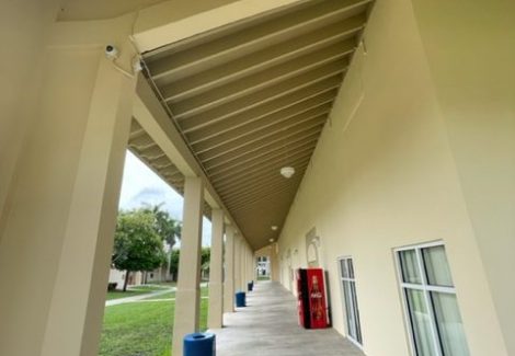 florida memorial college after exterior paint job