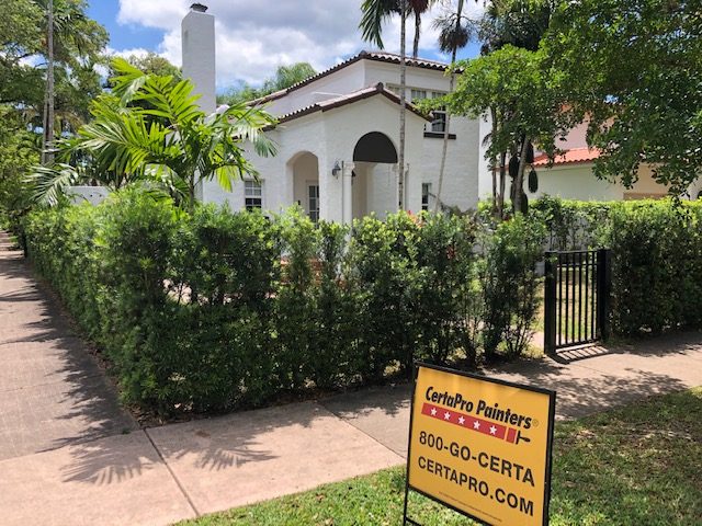residential painting in coral gables