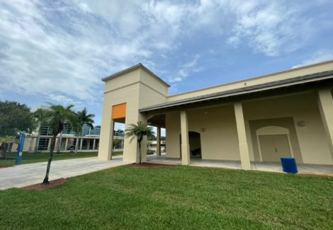 florida memorial college after exterior paint job