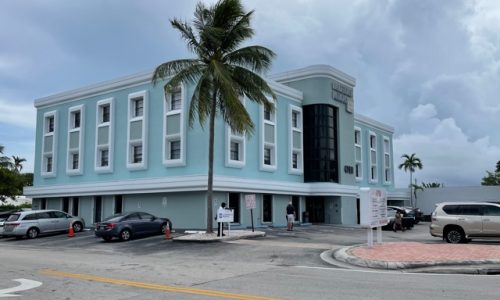 Medical Building After Picture Left Front Wide Side View
