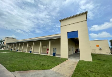 florida memorial college after exterior paint job
