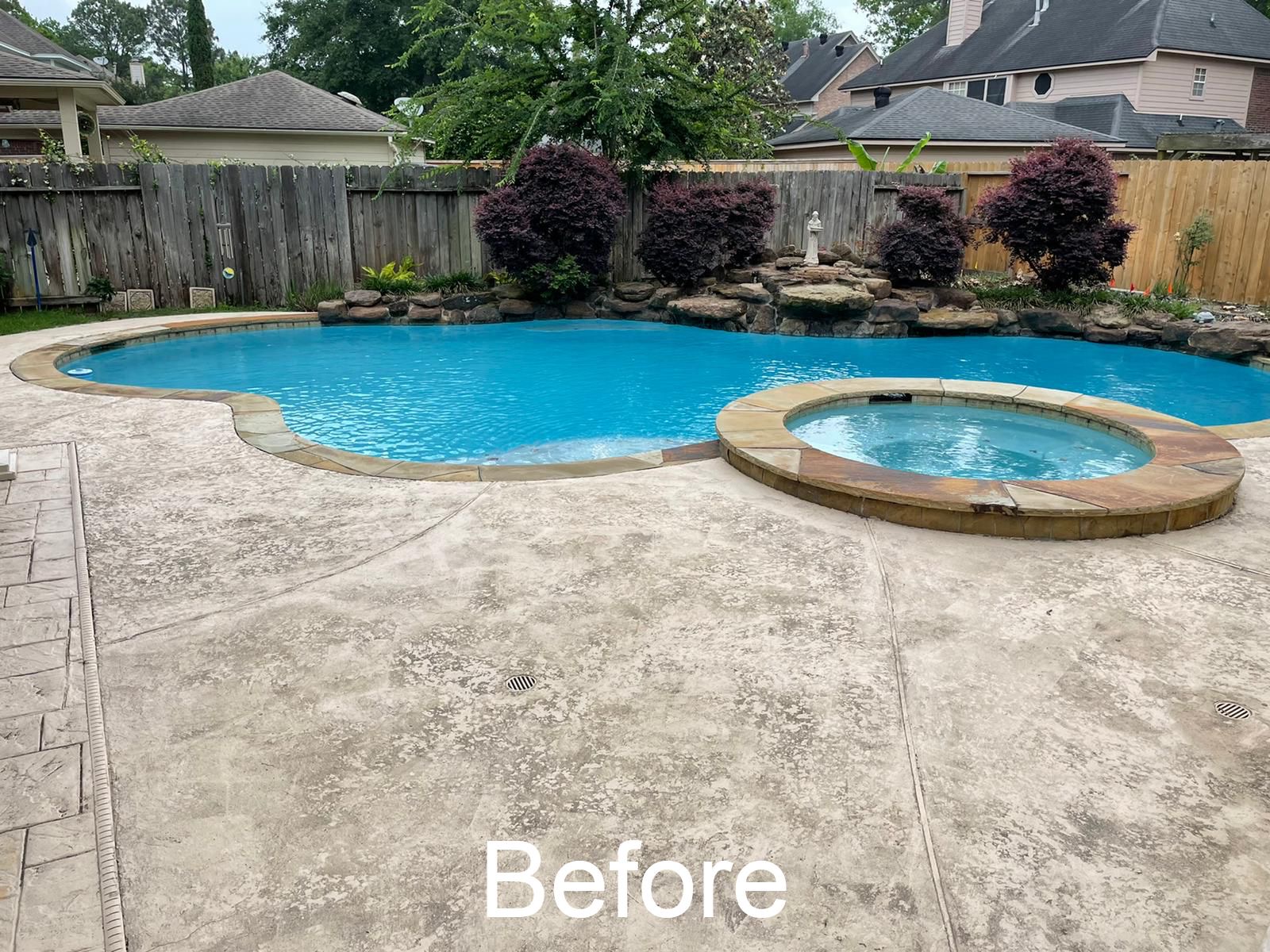 Residential Exterior Pool Deck Houston, TX Certapro Painters of Central & Northeast Houston, TX