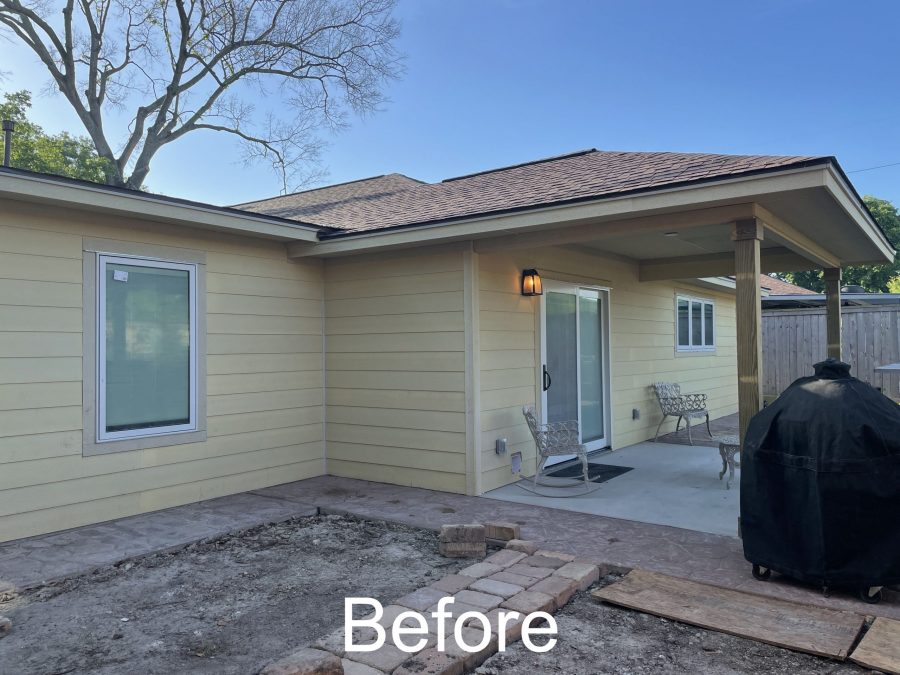 Houston Residential Exterior Before/After
