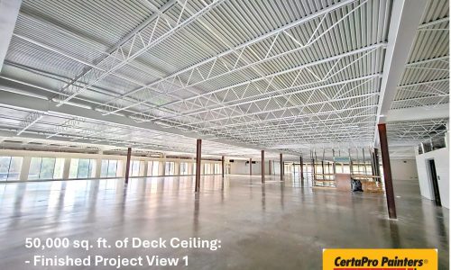 Commercial Warehouse - Interior Deck Ceiling