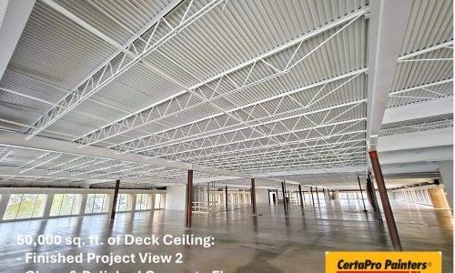 Commercial Warehouse - Interior Deck Ceiling