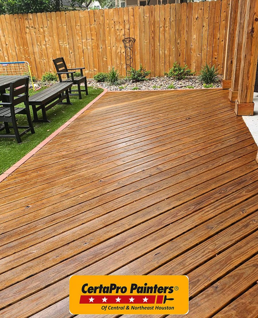 Deck Staining Service near Houston, TX
