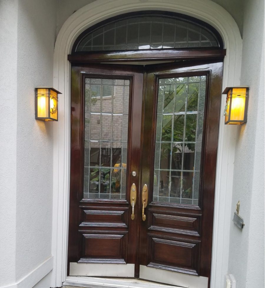 Exterior Residential Door Staining