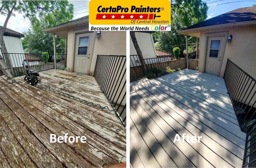Houston Texas Professional Deck Painting and Repair