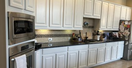 Kitchen Cabinet Repainting Project – Houston, TX ...