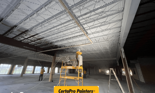 Interior Industrial Coating - In Progress