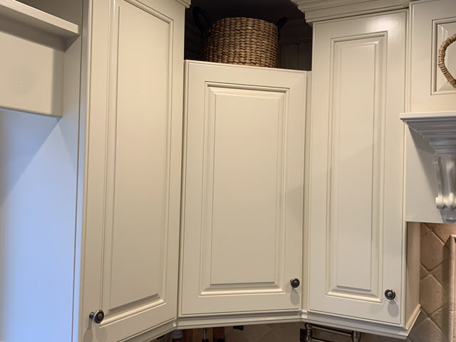 photo of repainted kitchen cabinets in branchburg nj