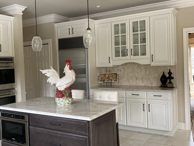 repainted kitchen cabinets in far hills nj Preview Image 2