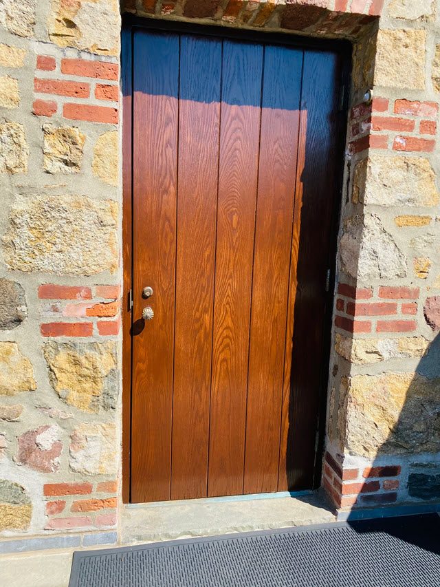 repainted exterior door for church in peapack and gladstone Preview Image 1