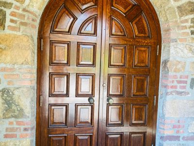 repainted exterior door for church in peapack and gladstone