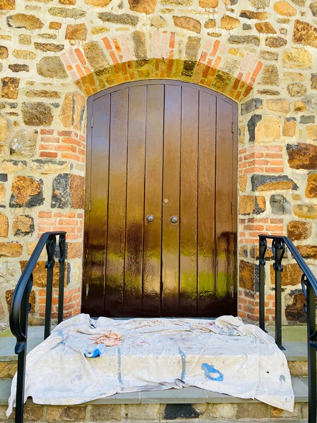 repainted exterior door for church in peapack and gladstone Preview Image 2