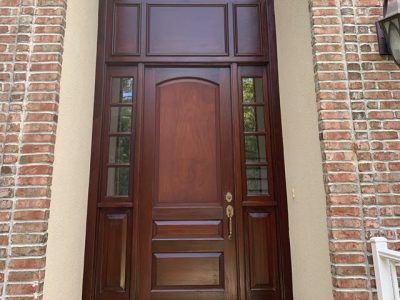 repainted front door in martinsville nj