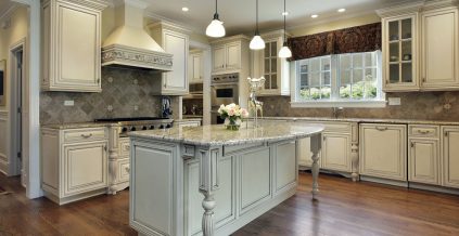 Off-white Painted Kitchen Cabinets