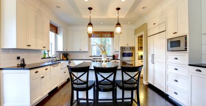 Bright & White Kitchen Cabinets