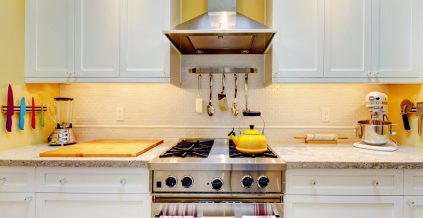 Yellow Residential Kitchen