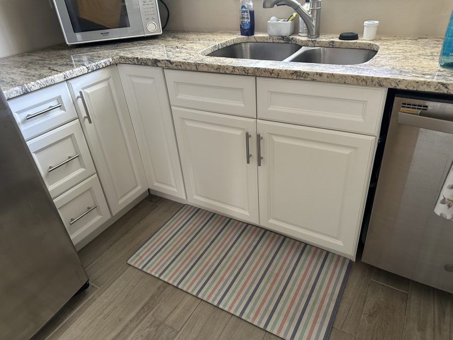 white kitchen cabinets under sink Preview Image 3
