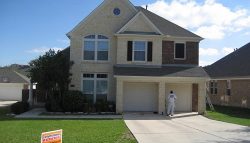 Exterior painting by CertaPro house painters in Stone Oak, TX