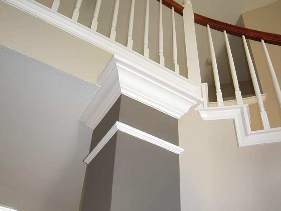Crown Molding Painting Project for San Antonio Homeowner