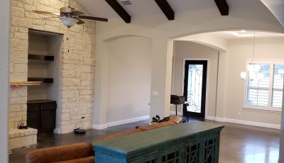 Living Room Repaint in Driftwood, TX