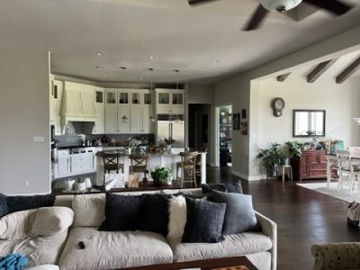 living room with couch