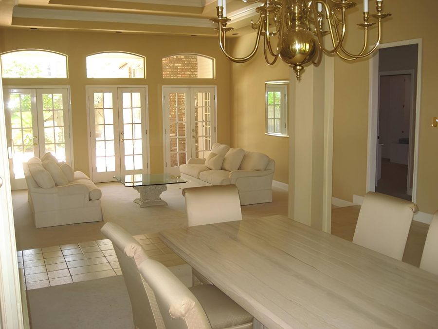 Golden Color Scheme Interior