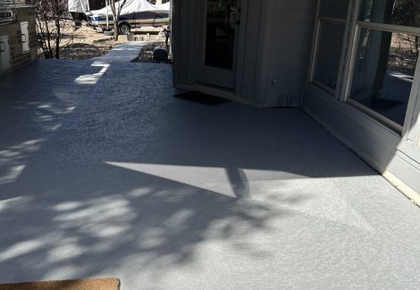 Concrete Patio Paint Refresh