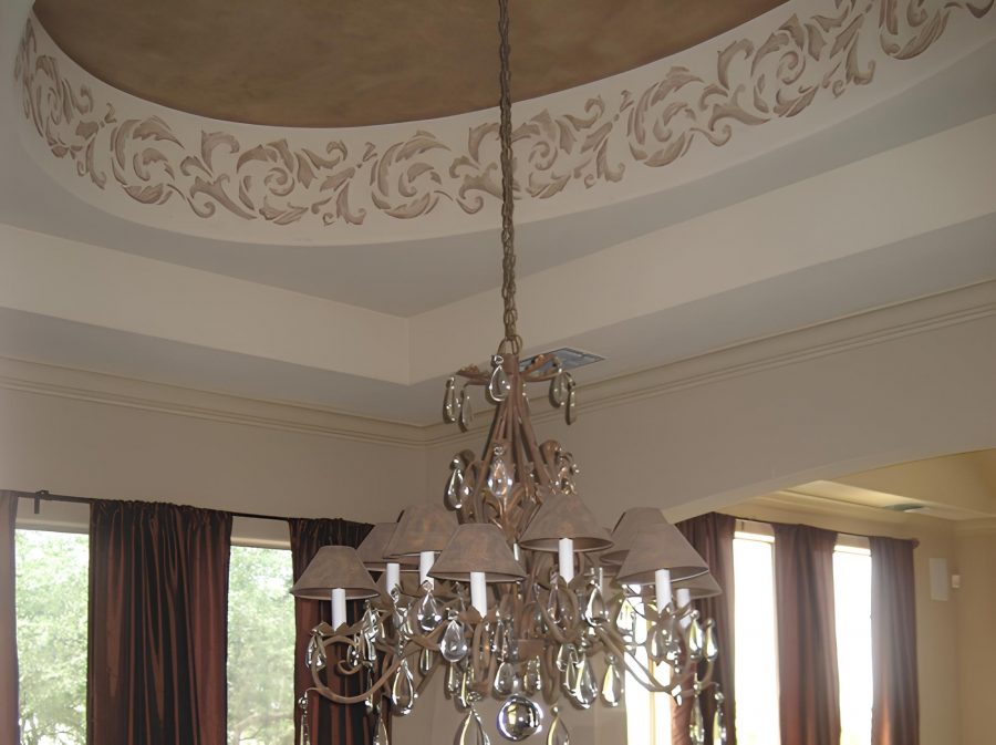 Recessed Ceiling & Crown Molding Restoration