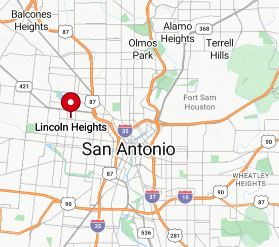 Lincoln Heights neighborhood of Texas
