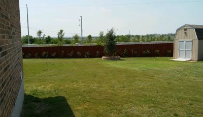 Backyard Privacy Fence Restoration Project