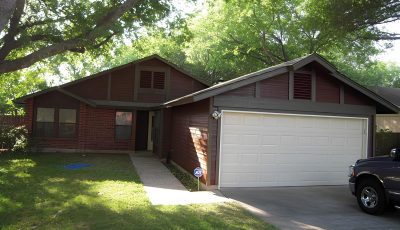 Stained Log Cabin in Thousand Oaks, TX