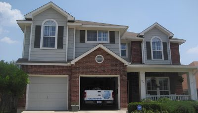 Multistory Brick Exterior in Stone Oak, TX