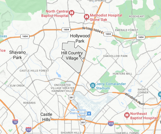 Hill Country Village in San Antonio Texas