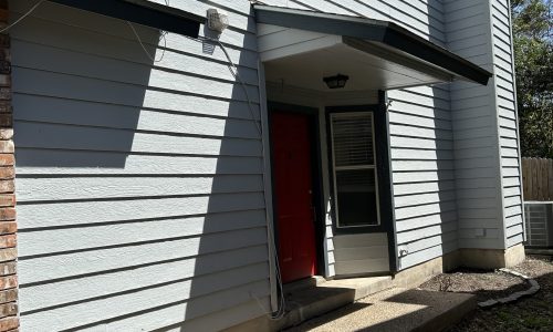 Restored Hardie siding