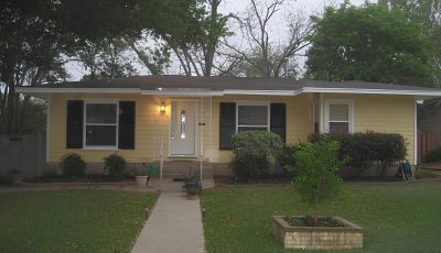 Yellow Exterior in Alamo Heights, TX